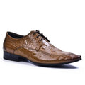 Ardea Crocodile Embossed Derby Shoe