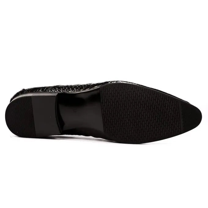 Ardea Crocodile Embossed Derby Shoe